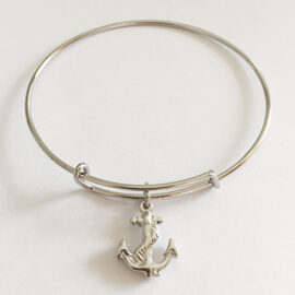 Steel Expandable Circular Coil w/ Custom anchor Bracelets