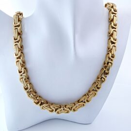 Stainless Steel Handmade Square Link Chain Universal Link Chain Necklace